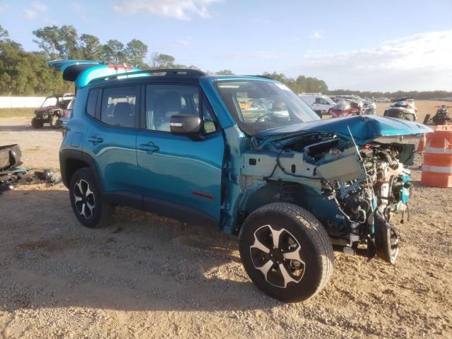 ZACNJDC17MPN26783 - 2021 JEEP RENEGADE TRAILHAWK TURQUOISE photo 4