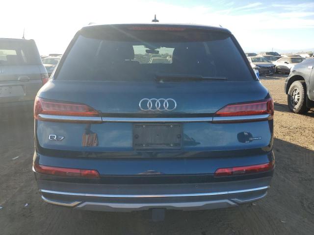 WA1LJAF74MD010026 - 2021 AUDI Q7 PREMIUM PLUS TEAL photo 6