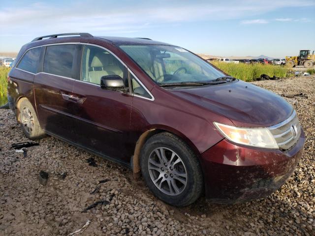 5FNRL5H49CB136975 - 2012 HONDA ODYSSEY EX MAROON photo 4