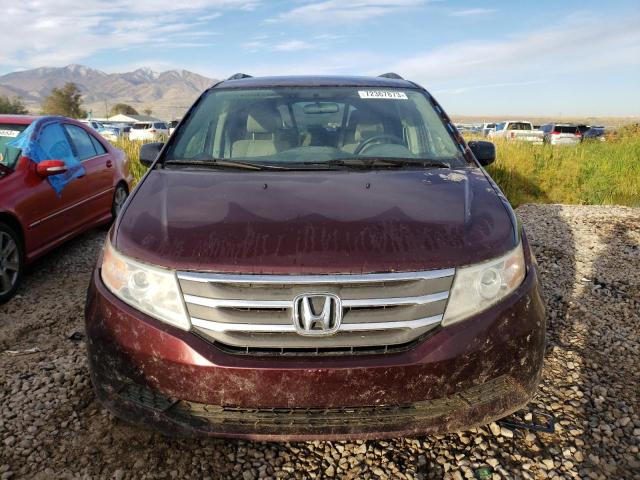 5FNRL5H49CB136975 - 2012 HONDA ODYSSEY EX MAROON photo 5