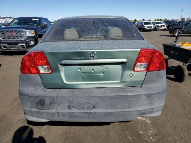 2HGES16464H616160 - 2004 HONDA CIVIC DX GREEN photo 6