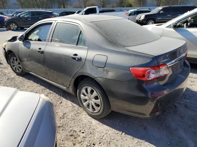 2T1BU4EE2DC008217 - 2013 TOYOTA COROLLA BASE BLACK photo 2