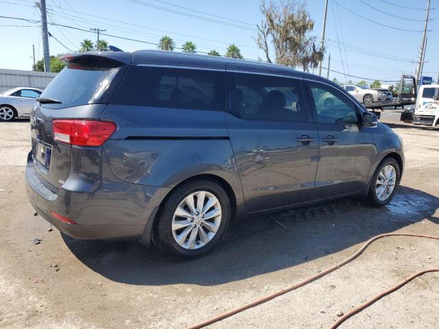 KNDMC5C10G6137781 - 2016 KIA SEDONA EX GRAY photo 3