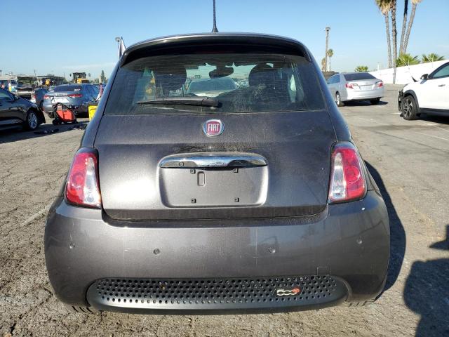 3C3CFFGE1JT377297 - 2018 FIAT 500 ELECTRIC CHARCOAL photo 6