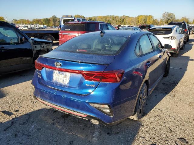 3KPF34AD5ME397339 - 2021 KIA FORTE GT LINE BLUE photo 3