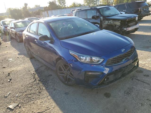 3KPF34AD5ME397339 - 2021 KIA FORTE GT LINE BLUE photo 4