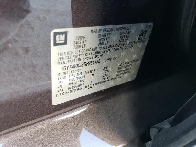 1GYS4KKJ8GR261455 - 2016 CADILLAC ESCALADE ESV PLATINUM Qara foto 13