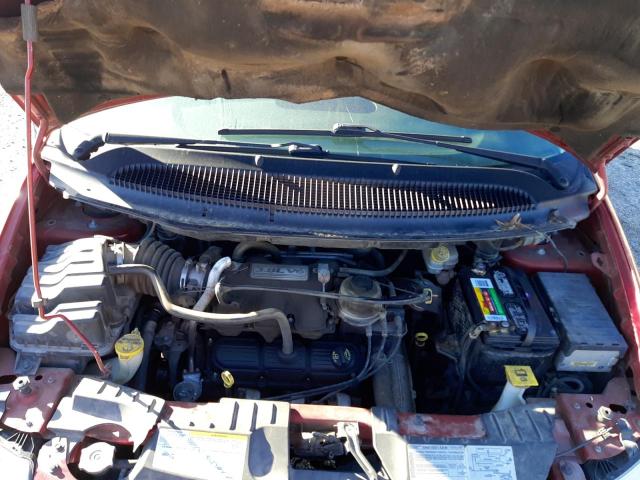 2A8GP54L87R120875 - 2007 CHRYSLER TOWN & COU TOURING Qırmızı foto 7