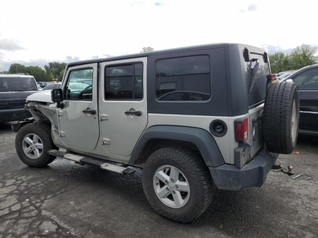 1J4GA39167L128609 - 2007 JEEP WRANGLER X GRAY photo 2