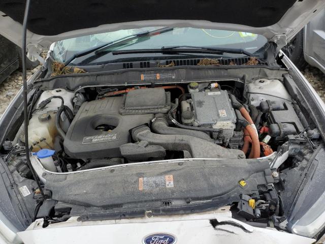 3FA6P0SU0GR348998 - 2016 FORD FUSION TITANIUM PHEV WHITE photo 11