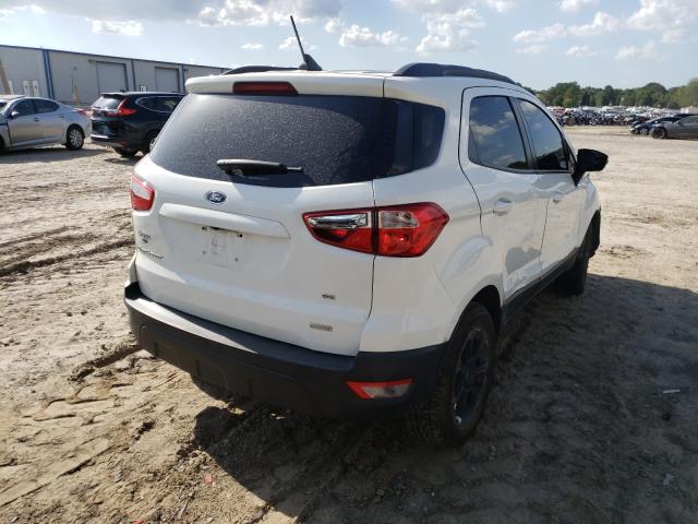 MAJ3P1TE7JC225575 - 2018 FORD ECOSPORT SE WHITE photo 4