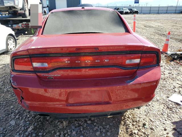 2C3CDXBG7CH200866 - 2012 DODGE CHARGER SE RED photo 6