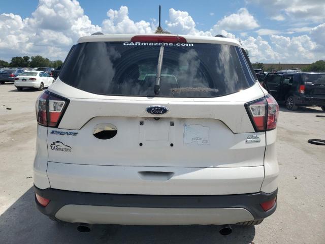 1FMCU0HD9JUA21475 - 2018 FORD ESCAPE SEL WHITE photo 6