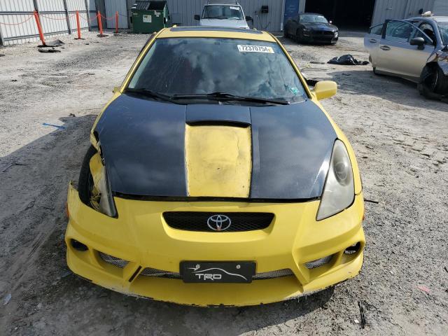 JTDDY38T930064746 - 2003 TOYOTA CELICA GT-S YELLOW photo 5