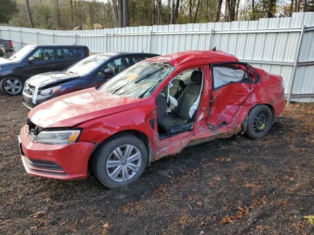 3VW3A7AJ2FM336455 - 2015 VOLKSWAGEN JETTA TDI RED photo 1