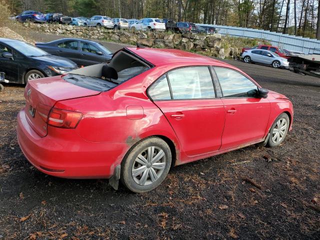 3VW3A7AJ2FM336455 - 2015 VOLKSWAGEN JETTA TDI RED photo 3