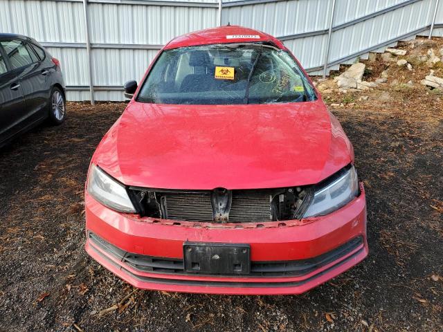 3VW3A7AJ2FM336455 - 2015 VOLKSWAGEN JETTA TDI RED photo 5