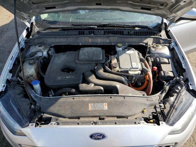 3FA6P0LU8KR105365 - 2019 FORD FUSION SE SILVER photo 11