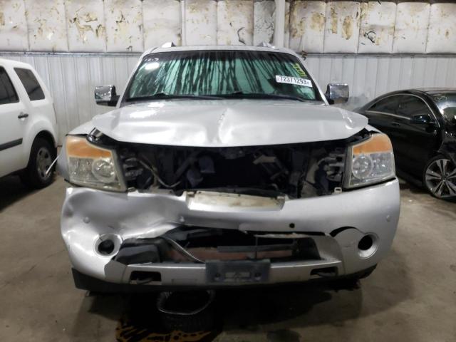 5N1BA0NFXCN601633 - 2012 NISSAN ARMADA SV SILVER photo 5