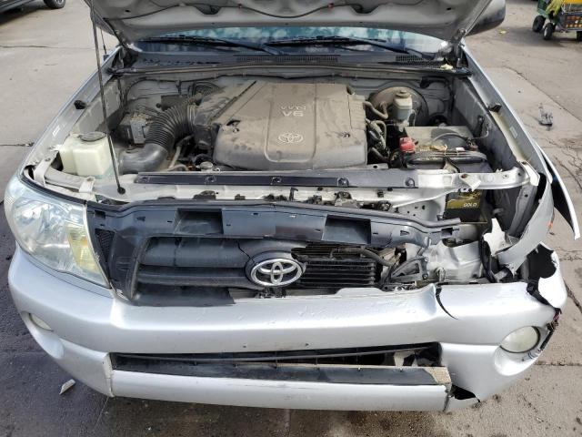 5TEJU62N55Z119111 - 2005 TOYOTA TACOMA DOUBLE CAB PRERUNNER SILVER photo 11