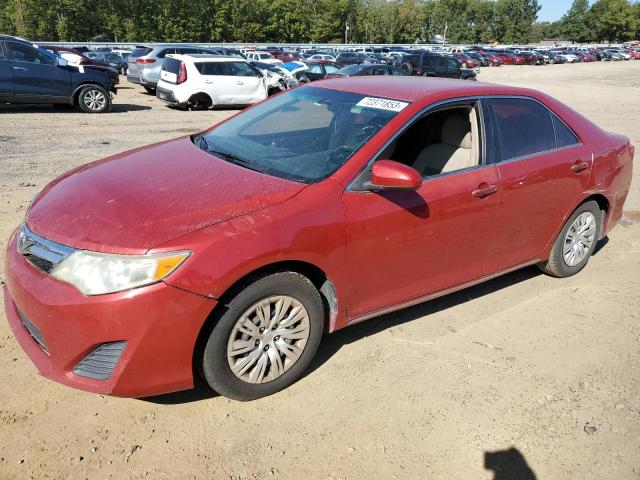 4T1BF1FK1CU570409 - 2012 TOYOTA CAMRY BASE RED photo 1