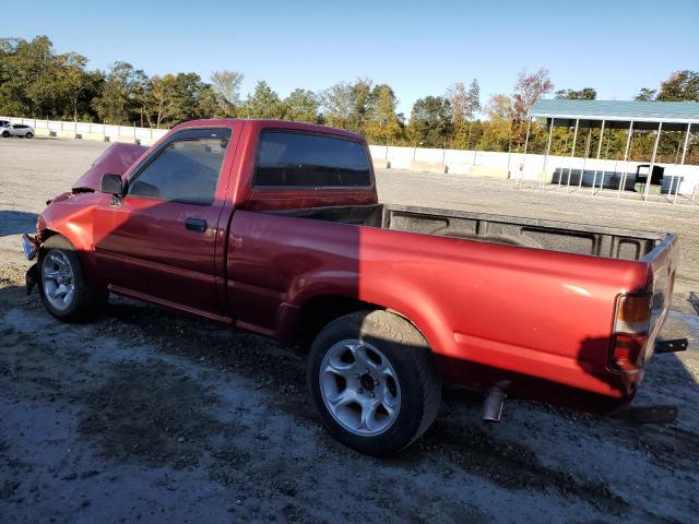 4TARN81A9NZ008403 - 1992 TOYOTA PICKUP 1/2 TON SHORT WHEELBASE STB BURGUNDY photo 2