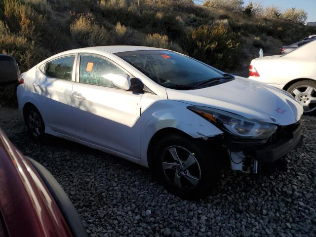 5NPDH4AE1FH581063 - 2015 HYUNDAI ELANTRA SE WHITE photo 4