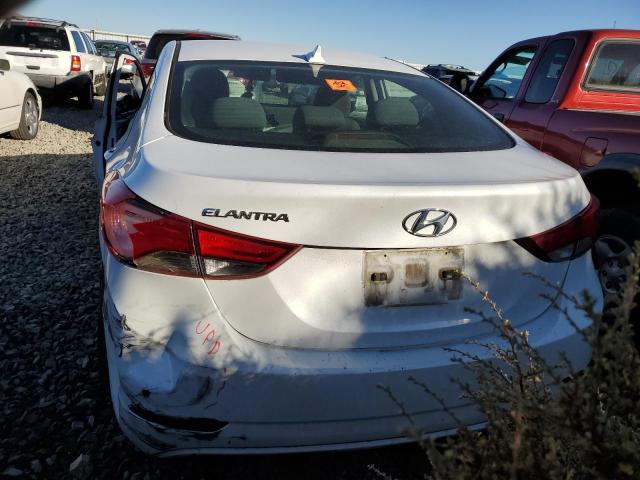 5NPDH4AE1FH581063 - 2015 HYUNDAI ELANTRA SE WHITE photo 6