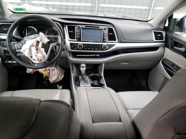 5TDJKRFH7ES017057 - 2014 TOYOTA HIGHLANDER XLE Սև լուսանկար 8