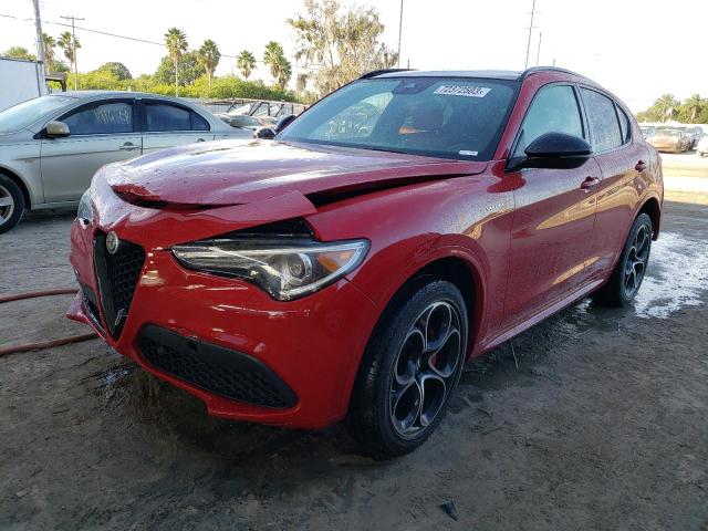 ZASPAKBNXN7D46630 - 2022 ALFA ROMEO STELVIO TI RED photo 1