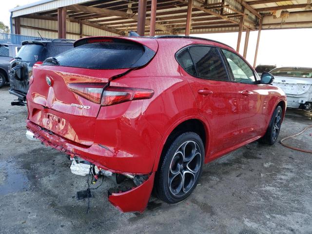 ZASPAKBNXN7D46630 - 2022 ALFA ROMEO STELVIO TI RED photo 3