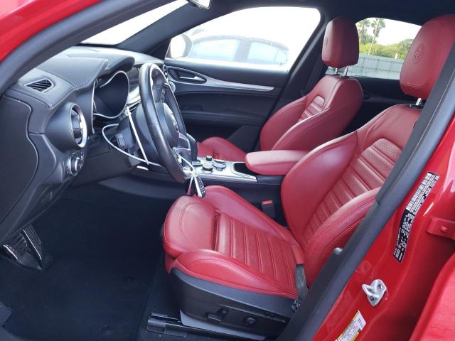 ZASPAKBNXN7D46630 - 2022 ALFA ROMEO STELVIO TI RED photo 7