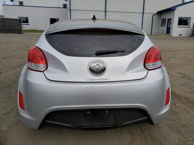 KMHTC6AD0GU302234 - 2016 HYUNDAI VELOSTER SILVER photo 6