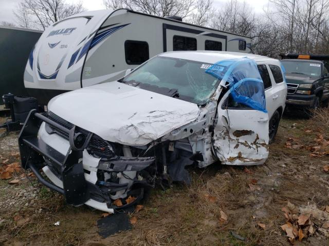 1C4SDJFT8MC643589 - 2021 DODGE DURANGO PURSUIT WHITE photo 1