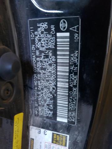 JTKJF5C70C3032189 - 2012 TOYOTA SCION TC 黑色 照片 12