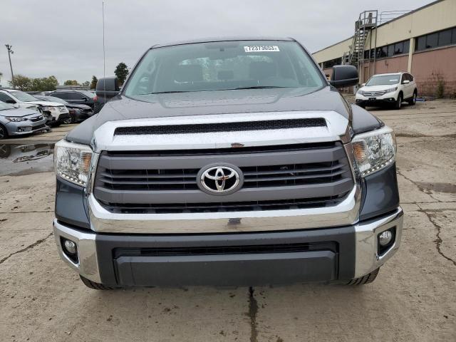 5TFUM5F19EX052471 - 2014 TOYOTA TUNDRA DOUBLE CAB SR/SR5 GRAY photo 5
