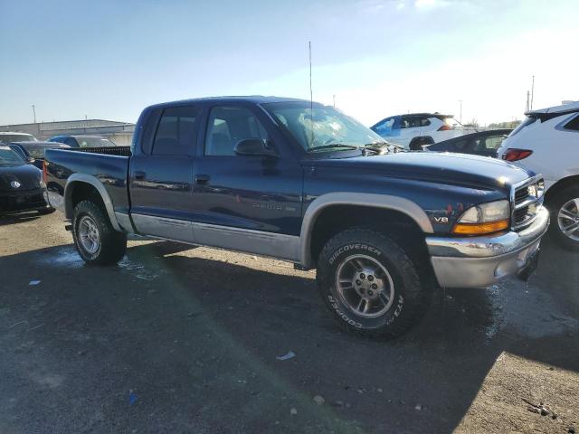 1B7GG2AN6YS769876 - 2000 DODGE DAKOTA QUAD BLUE photo 4