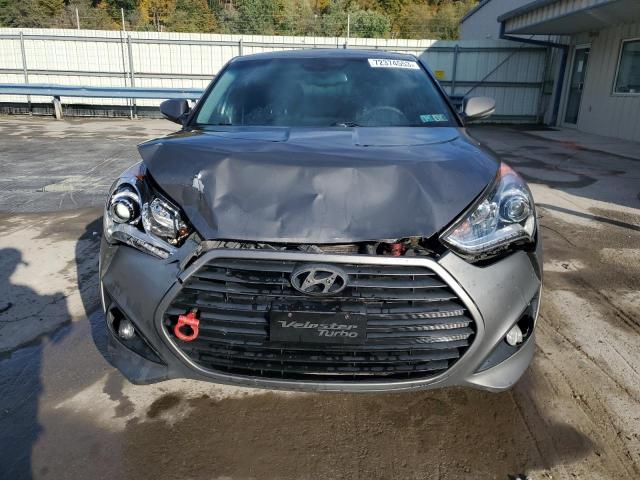 KMHTC6AE9DU121802 - 2013 HYUNDAI VELOSTER TURBO GRAY photo 5