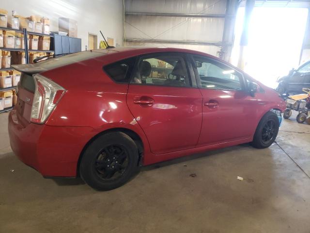 JTDKN3DU1D1716401 - 2013 TOYOTA PRIUS RED photo 3