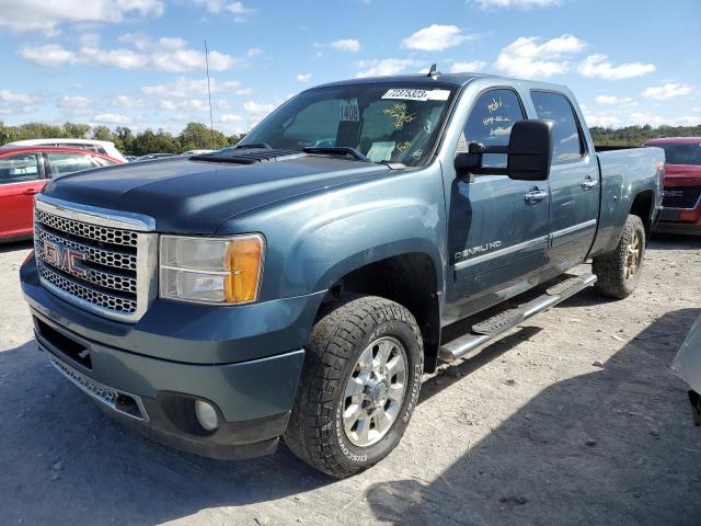 1GT125E88CF101525 - 2012 GMC SIERRA K2500 DENALI TEAL photo 1