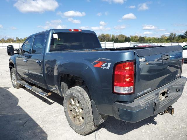 1GT125E88CF101525 - 2012 GMC SIERRA K2500 DENALI TEAL photo 2