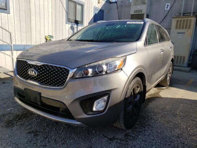 5XYPK4A51JG377295 - 2018 KIA SORENTO SX GRAY photo 1