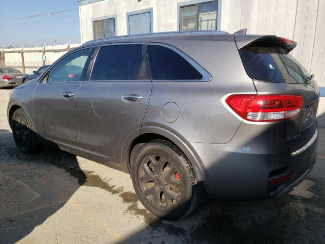 5XYPK4A51JG377295 - 2018 KIA SORENTO SX GRAY photo 2