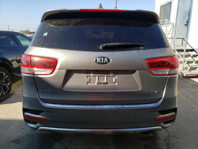 5XYPK4A51JG377295 - 2018 KIA SORENTO SX GRAY photo 6