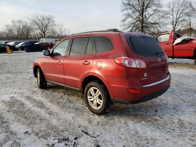 5NMSG3AB4AH357835 - 2010 HYUNDAI SANTA FE GLS RED photo 2