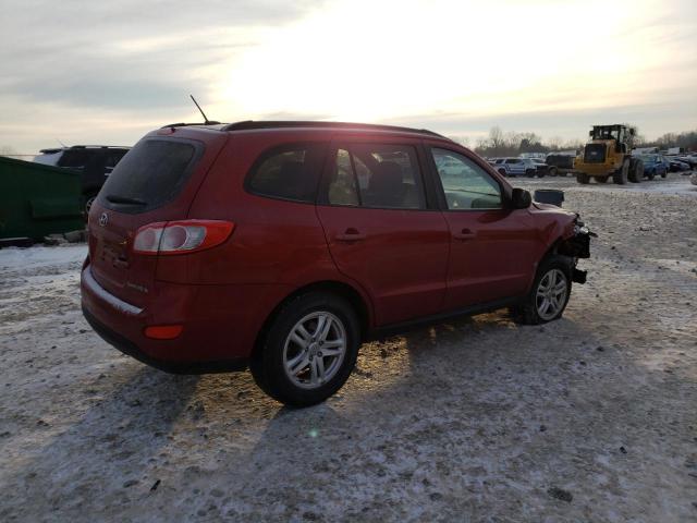 5NMSG3AB4AH357835 - 2010 HYUNDAI SANTA FE GLS RED photo 3