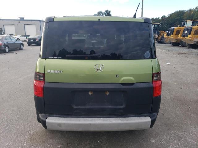 5J6YH28396L024496 - 2006 HONDA ELEMENT LX GREEN photo 6