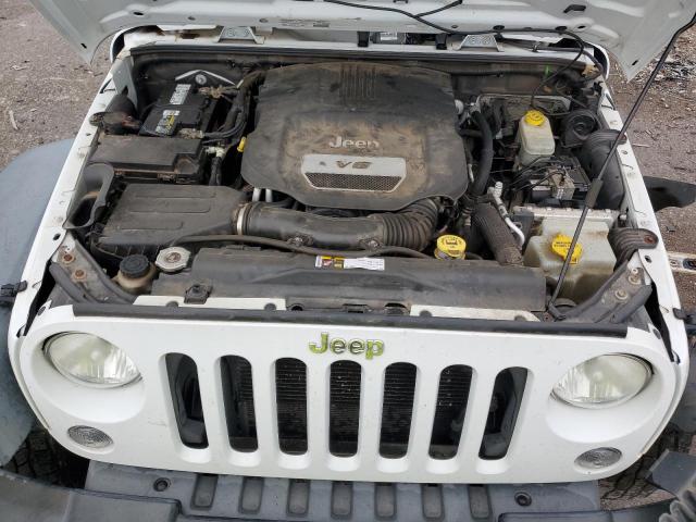 1C4BJWDG2EL250667 - 2014 JEEP WRANGLER U SPORT WHITE photo 12