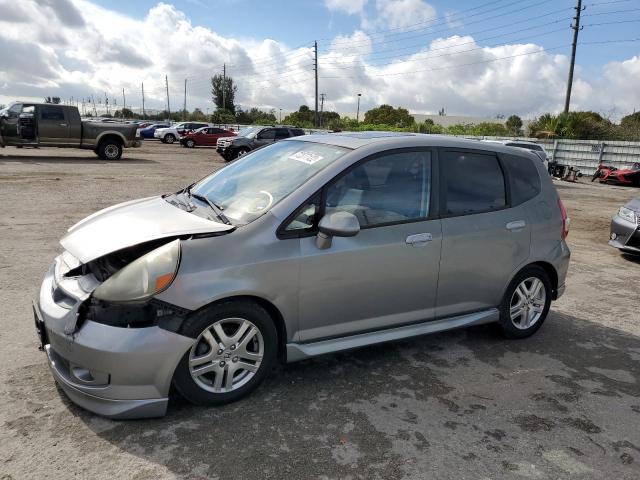 JHMGD38677S037587 - 2007 HONDA FIT S 灰色 照片 1