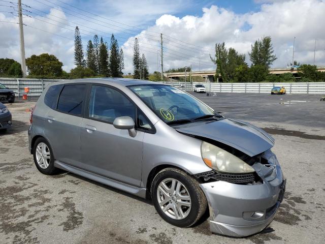 JHMGD38677S037587 - 2007 HONDA FIT S 灰色 照片 4